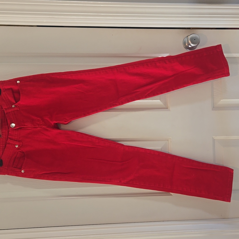 U-51 Red Denim Jeans- sz 5/6